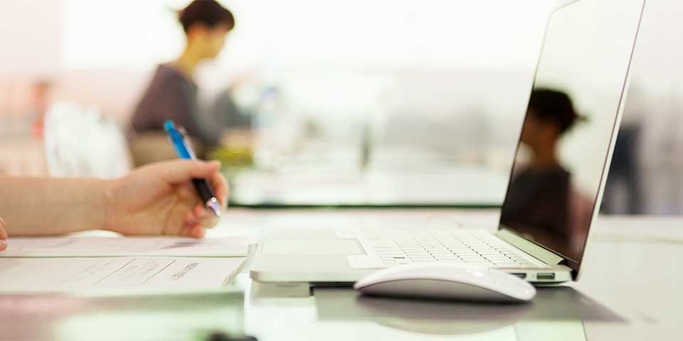 企業研修を受けている様子